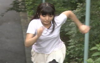 【JK画像】全力坂に17歳の女子高生キタ━━━━(゚∀゚)━━━━!!!! JKが汗だくになって疾走する姿に萌え 画像16枚