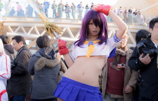 懲りずに2013年冬コミ1日目の露出コスプレイヤー達!あの寒さなのに、裸に近い格好をしてる根性あるコスプレイヤー 画像48枚